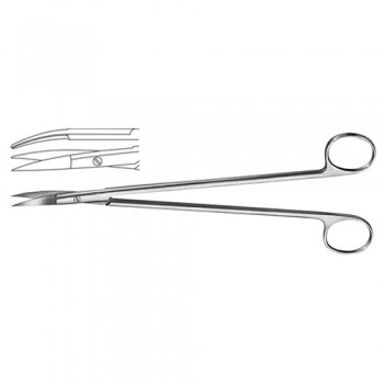 Strully Vascular Scissor Curved Stainless Steel, 22 cm - 8 3/4"